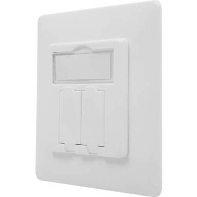 Keystone tartó Digitus DN-93831 Fehér Keystone tartó Digitus DN-93831 Fehér