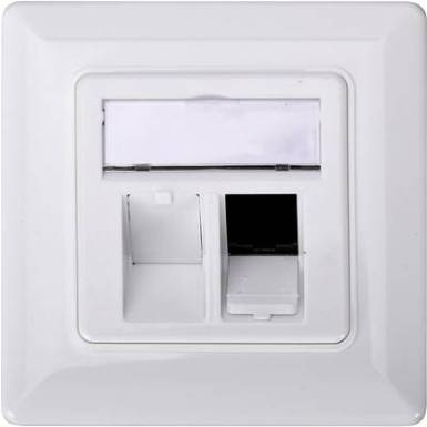 Keystone tartó Digitus DN-93801-1 Fehér Keystone tartó Digitus DN-93801-1 Fehér
