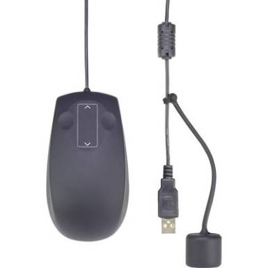 USB-s lézeres egér, fekete, Renkforce IP68 Industrial USB-s lézeres egér, fekete, Renkforce IP68 Industrial