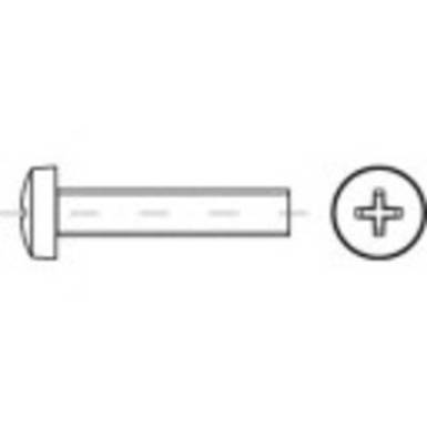 TOOLCRAFT 145917 Csavarok M4 5 mm Kereszthorny&uacute; Philips DIN 7985 Ac&eacute;l Galvanikusan cinkezett 200 db