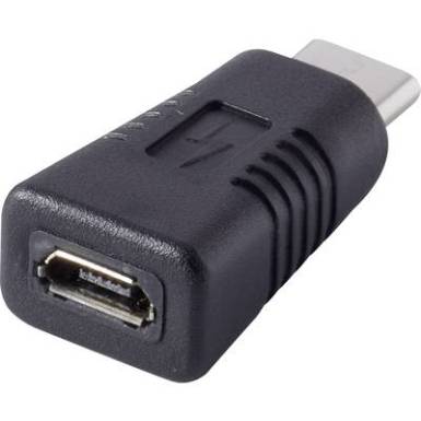 Renkforce USB 2.0 &Aacute;talak&iacute;t&oacute; [1x USB-C dug&oacute; - 1x USB 2.0 alj, mikro B t&iacute;pus] rf-usba-11 Aranyozatt &eacute;rintkező