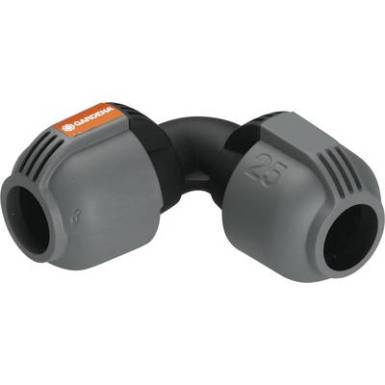Gardena 25 mm-es sarok idom, L könyök elem Gardena Sprinklersystem vezetékcsőhöz (2773) Gardena 25 mm-es sarok idom, L könyök elem Gardena Sprinklersystem vezetékcsőhöz (2773)