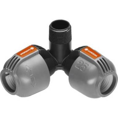 Gardena 25 mm-es 3/4-os sarok idom, külső menetes könyök elem Gardena Sprinklersystem esőztetőkhöz (2783) Gardena 25 mm-es 3/4-os sarok idom, külső menetes könyök elem Gardena Sprinklersystem esőztetőkhöz (2783)