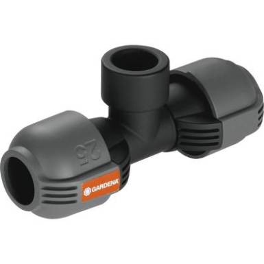 Gardena 25 mm-es 3/4-os belső menetes T-elem öntözővezeték elágaztató Gardena Sprinklersystem rendszerhez (2790) Gardena 25 mm-es 3/4-os belső menetes T-elem öntözővezeték elágaztató Gardena Sprinklersystem rendszerhez (2790)