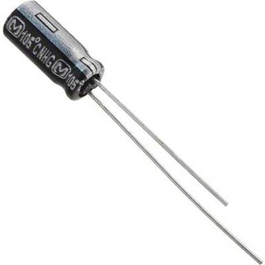 Elektrolit kondenzátor, radiális, álló, RM 2 mm 33 uF 50 V 20 % ? 5 mm Panasonic ECA-1HHG330 Elektrolit kondenzátor, radiális, álló, RM 2 mm 33 uF 50 V 20 % ? 5 mm Panasonic ECA-1HHG330