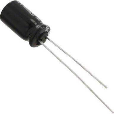 Elektrolit kondenzátor, radiális, álló, RM 2,5 mm 100 uF 35 V 20 % ? 6,3 mm Panasonic ECA-1VHG101 Elektrolit kondenzátor, radiális, álló, RM 2,5 mm 100 uF 35 V 20 % ? 6,3 mm Panasonic ECA-1VHG101
