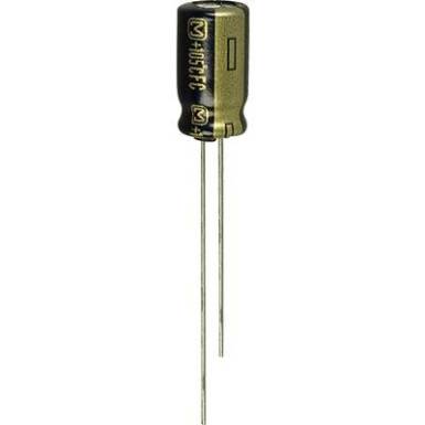 Elektrolit kondenzátor, radiális, álló, RM 2,5 mm 100 uF 16 V 20 % ? 6,3 mm Panasonic EEU-FC1C101 Elektrolit kondenzátor, radiális, álló, RM 2,5 mm 100 uF 16 V 20 % ? 6,3 mm Panasonic EEU-FC1C101