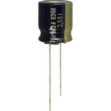 Elektrolit kondenz&aacute;tor, radi&aacute;lis, &aacute;ll&oacute;, RM 5 mm 220 uF 50 V 20 % ? 12,5 mm Panasonic EEU-FC1H221S