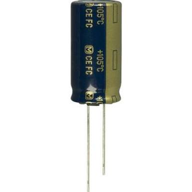 Elektrolit kondenz&aacute;tor, radi&aacute;lis, &aacute;ll&oacute;, RM 7,5 mm 330 uF 100 V 20 % ? 16 mm Panasonic EEU-FC2A331