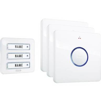 m-e modern-electronics 41097 Rádiójel vezérlésű csengő Teljes készlet m-e modern-electronics 41097 Rádiójel vezérlésű csengő Teljes készlet