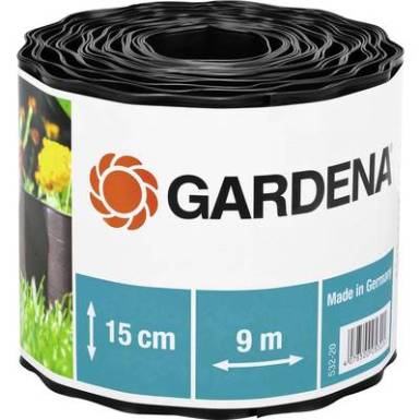 Gardena ágyáskeret, ágyásszegély 9m x 15cm, barna színű Gardena 532 Gardena ágyáskeret, ágyásszegély 9m x 15cm, barna színű Gardena 532