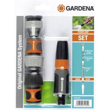 Gardena 3/4-os kerti vízcsap és locsolófej csatlakozó induló készlet Gardena System (18296) Gardena 3/4-os kerti vízcsap és locsolófej csatlakozó induló készlet Gardena System (18296)