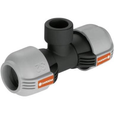 Gardena 32 mm-es 3/4-os belső menetes T-elem &ouml;nt&ouml;zővezet&eacute;k el&aacute;gaztat&oacute;, esőztetőkh&ouml;z Sprinklersystem rendszerhez (2791)
