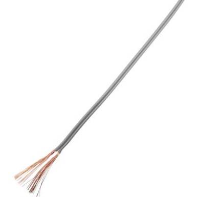 Litze huzal 2 x 0,75 mm?, sz&uuml;rke, TRU COMPONENTS 93030c505 20 m