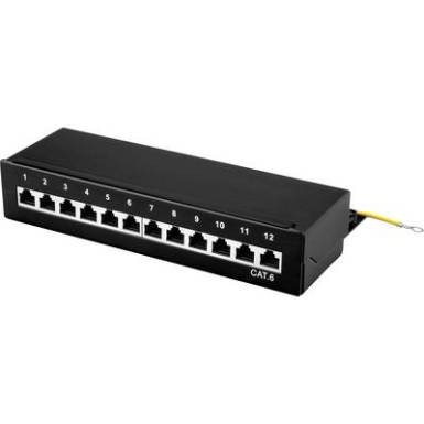 12 portos hálózati patchbox renkforce CAT 6 1 U 12 portos hálózati patchbox renkforce CAT 6 1 U