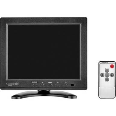 Távfelügyeleti monitor 20.3 cm (8 ) LCD, 1024 x 768px, Sygonix16885X1 Távfelügyeleti monitor 20.3 cm (8 ) LCD, 1024 x 768px, Sygonix16885X1
