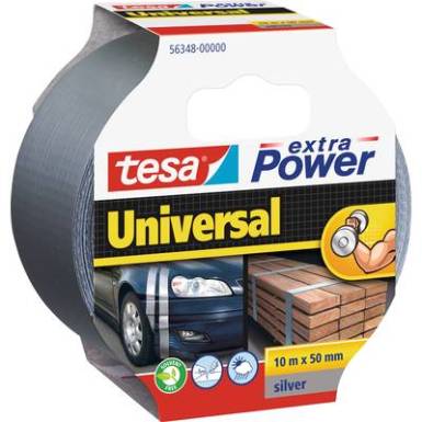 tesa 56348-00-06 Sz&ouml;vet ragaszt&oacute;szalag Ez&uuml;st (H x Sz) 10 m x 50 mm 1 tekercs