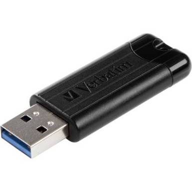 Verbatim Pin Stripe 3.0 USB stick 128 GB Fekete 49319 USB 3.0 Verbatim Pin Stripe 3.0 USB stick 128 GB Fekete 49319 USB 3.0