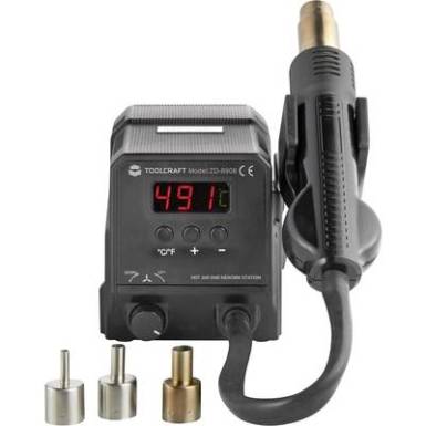 Forr&oacute;levegős SMD forraszt&oacute;&aacute;llom&aacute;s, kiforraszt&oacute; &aacute;llom&aacute;s 300 W TOOLCRAFT 1488529