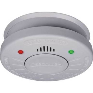 F&uuml;st&eacute;rz&eacute;kelő, elemes f&uuml;stjelző, 10 &eacute;ves &eacute;lettartalm&uacute; elemmel, Smartwares RM520 10.025.28