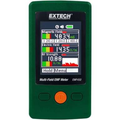 Mágneses mező teszter TFT kijelzővel, Extech EMF450 Mágneses mező teszter TFT kijelzővel, Extech EMF450