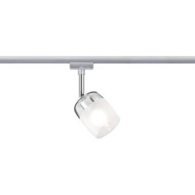 Nagyfeszültségű sínrendszer lámpa URail G9 10 W LED Paulmann Blossom Króm (matt), Selyem Nagyfeszültségű sínrendszer lámpa URail G9 10 W LED Paulmann Blossom Króm (matt), Selyem
