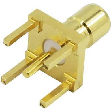 Beépíthető SMB dugó, függőleges 50 Ohm, TRU COMPONENTS 1493143 Beépíthető SMB dugó, függőleges 50 Ohm, TRU COMPONENTS 1493143
