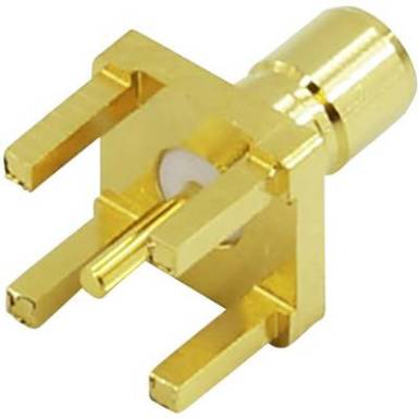 Beépíthető SMB aljzat, függőleges 50 Ohm, TRU COMPONENTS 1493146 Beépíthető SMB aljzat, függőleges 50 Ohm, TRU COMPONENTS 1493146