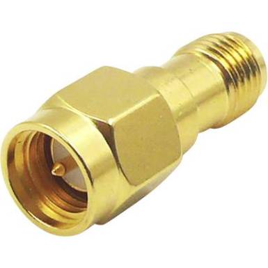 SMA adapter, SMA dugó - SMA aljzat, TRU COMPONENTS SMA adapter, SMA dugó - SMA aljzat, TRU COMPONENTS