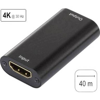 HDMI jelerősítő, hatótáv növelő, 40 m, 3648 x 2160 px, SpeaKa Professional HDMI jelerősítő, hatótáv növelő, 40 m, 3648 x 2160 px, SpeaKa Professional