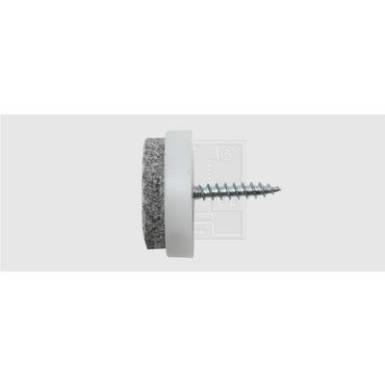 Filc műszerláb, csavaros, kerek ? 24 mm, fehér, 4 db, SWG 684 120 240 80 Filc műszerláb, csavaros, kerek ? 24 mm, fehér, 4 db, SWG 684 120 240 80