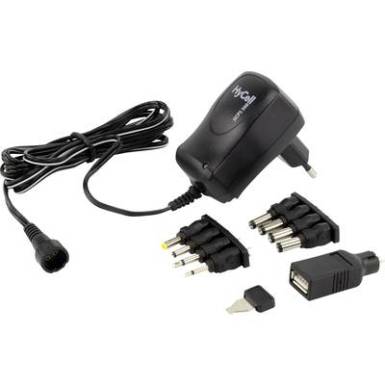 HyCell 1201-0006 Dugasztápegység, beállítható 3 V/DC, 4.5 V/DC, 5 V/DC, 6 V/DC, 7.5 V/DC, 9 V/DC, 12 V/DC 600 mA 7.2 W HyCell 1201-0006 Dugasztápegység, beállítható 3 V/DC, 4.5 V/DC, 5 V/DC, 6 V/DC, 7.5 V/DC, 9 V/DC, 12 V/DC 600 mA 7.2 W