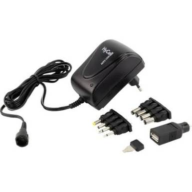 HyCell 1201-0008 Dugasztápegység, beállítható 3 V/DC, 4.5 V/DC, 5 V/DC, 6 V/DC, 7.5 V/DC, 9 V/DC, 12 V/DC 1500 mA 18 W HyCell 1201-0008 Dugasztápegység, beállítható 3 V/DC, 4.5 V/DC, 5 V/DC, 6 V/DC, 7.5 V/DC, 9 V/DC, 12 V/DC 1500 mA 18 W