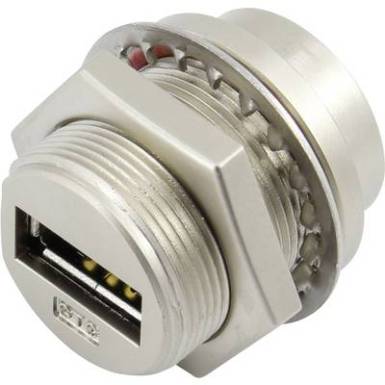 Beépíthető USB A aljzat, fém, TRU COMPONENTS Beépíthető USB A aljzat, fém, TRU COMPONENTS