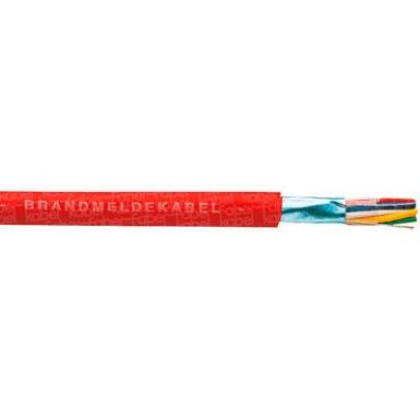 Tűzjelző vezeték J-Y(ST)Y 6 x 2 x 0.8 mm Piros Faber Kabel 100058 méteráru Tűzjelző vezeték J-Y(ST)Y 6 x 2 x 0.8 mm Piros Faber Kabel 100058 méteráru