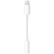 Apple iPhone audiokábel, 1x Apple Dock dugó Lightning - 1x 3,5 mm jack alj, fehér, MMX62ZM/A