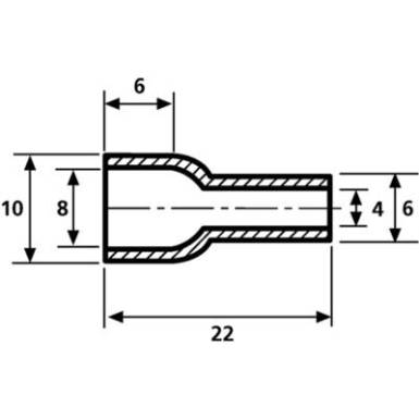 HellermannTyton HV4824 PVC-FR BK 2000 Védősapka Szorítási átmérő (max.) 8 mm PVC Fekete 1 db HellermannTyton HV4824 PVC-FR BK 2000 Védősapka Szorítási átmérő (max.) 8 mm PVC Fekete 1 db