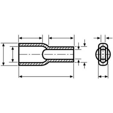 HellermannTyton HV4822 PVC-FR NA 2000 V&eacute;dősapka Szor&iacute;t&aacute;si &aacute;tm&eacute;rő (max.) 10.5 mm PVC &Aacute;tl&aacute;tsz&oacute; 1 db