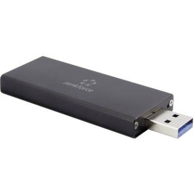 USB-s merevlemez ház M.2 SSD-hez, USB 3.0, alumínium, Renkforce U3-M2 USB-s merevlemez ház M.2 SSD-hez, USB 3.0, alumínium, Renkforce U3-M2