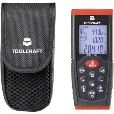 Lézeres távolságmérő, max. 100 m-ig Toolcraft LDM100H Lézeres távolságmérő, max. 100 m-ig Toolcraft LDM100H