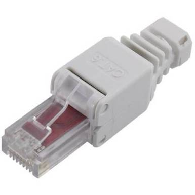 RJ45 moduláris csatlakozó dugó, egyenes, CAT6, 8P8C, TRU COMPONENTS 1515263 RJ45 moduláris csatlakozó dugó, egyenes, CAT6, 8P8C, TRU COMPONENTS 1515263