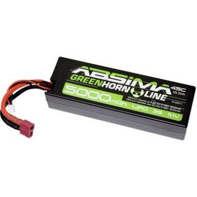 Absima Akkucsomag, LiPo 11.1 V 5000 mAh Cellaszám: 3 45 C Keménydoboz T-dugaszoló rendszer Absima Akkucsomag, LiPo 11.1 V 5000 mAh Cellaszám: 3 45 C Keménydoboz T-dugaszoló rendszer