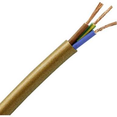 T&ouml;mlős vezet&eacute;k H03VV-F 3 G 0.75 mm? Fekete Kopp 152310848 10 m