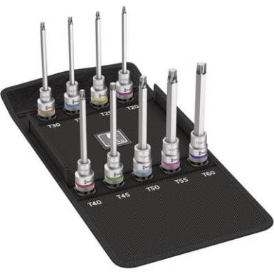 Wera Zyklop 05004212001 TORX Dug&oacute;kulcs bit bet&eacute;t k&eacute;szlet 9 r&eacute;szes