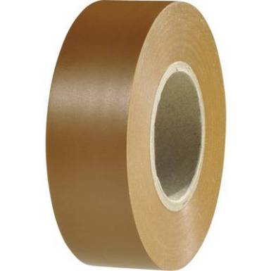 Szigetelőszalag PVC Barna 20 m x 19 mm HellermannTyton 710-10608 Szigetelőszalag PVC Barna 20 m x 19 mm HellermannTyton 710-10608