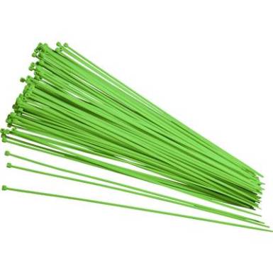 Kábelkötöző, kábelkötegelő 300X2.8 FLUORESZ zöld Kábelkötöző, kábelkötegelő 300X2.8 FLUORESZ zöld