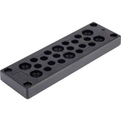 LAPP 52220065 K&aacute;bel&aacute;tvezető lap Szor&iacute;t&aacute;si &aacute;tm&eacute;rő (max.) 16 mm Polikarbon&aacute;t 1 db