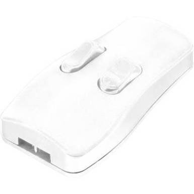 TRU COMPONENTS 98001c411 Zsinórkapcsoló Fehér 2 x KI/BE 2 A 1 db TRU COMPONENTS 98001c411 Zsinórkapcsoló Fehér 2 x KI/BE 2 A 1 db
