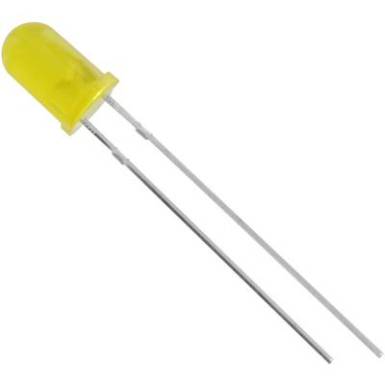 LED kivezetéssel sárga kerek 5 mm 1300 mcd 50 ° 20 mA 2.1 V HuiYuan LED kivezetéssel sárga kerek 5 mm 1300 mcd 50 ° 20 mA 2.1 V HuiYuan