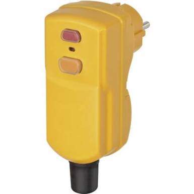 Brennenstuhl 1290670 Védőérintkezős hajlított dugó Műanyag PRCD-vel 230 V Sárga IP54 Brennenstuhl 1290670 Védőérintkezős hajlított dugó Műanyag PRCD-vel 230 V Sárga IP54